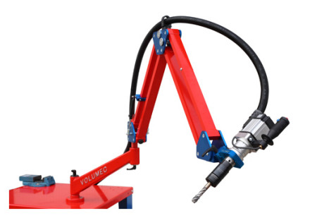 Gewindeschneidmaschine elektrisch VOLUMEC 3-Arm Gelenksystem 
