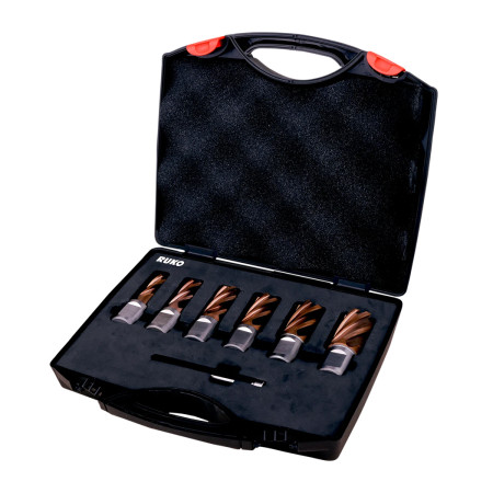 Kernbohrer-Satz HSS PerforMAX RUKO | Weldon | 3/4" | 7-teilig 