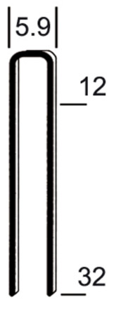 Heftklammer KL1 verzinkt 