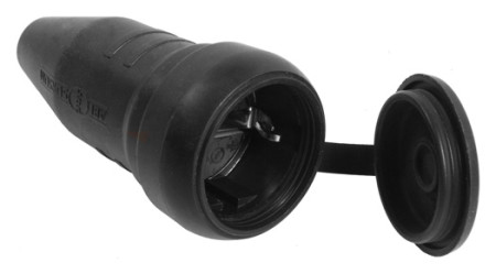 Schuko-Kupplung 250V, IP 44, 16 A 