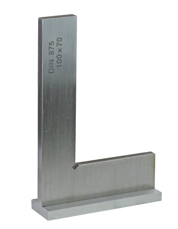 Kontrollwinkel Präzisionsausführung, DIN 875/1, mit Anschlag 