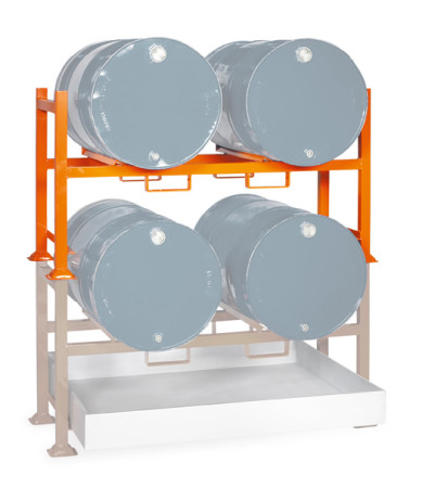 Fassregal für 2 Fässer mit je 200 Liter 