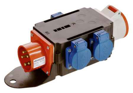 Stromverteiler MIXO 16 A auf 3 x 230 V und 1 x 400 V, IP 44 