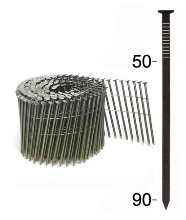 Nagelrolle MOSER 16° blank drahtgebunden 