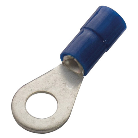 Kabelverbinder blau isoliert 