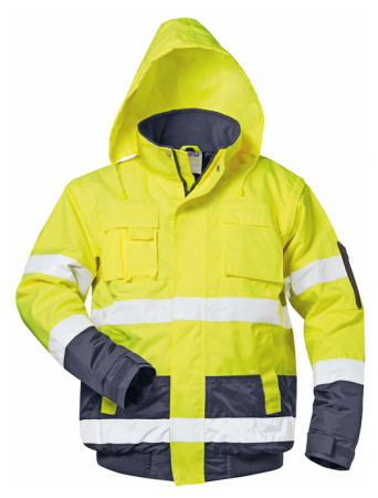 Warnschutz-Pilotenjacke ROLAND mit Steppfutter 