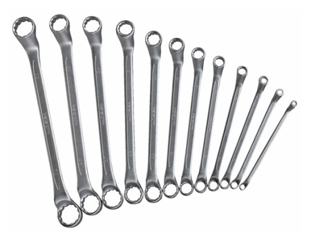 Ringschlüssel-Satz | gekröpft | 12-tlg. | MOSER 