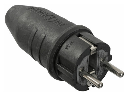 Schuko-Stecker 250 V, 16 A, IP 44 