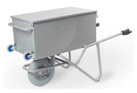 Transportwagen mit Behälter für Werkzeugtransport 