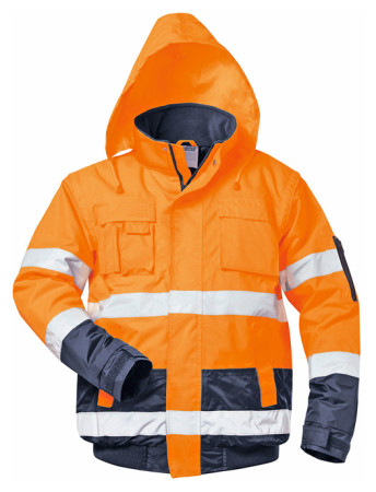 Warnschutz-Pilotenjacke TOM mit Steppfutter 