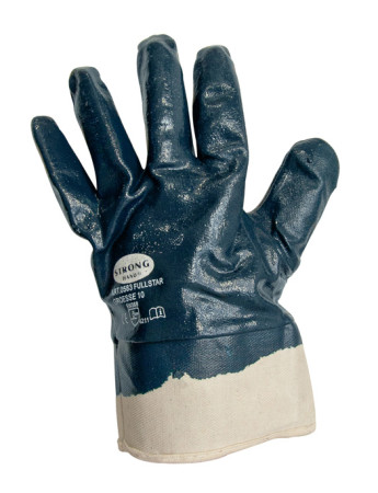 Nitrilhandschuh Rücken vollbeschichtet VOLLSTAR 