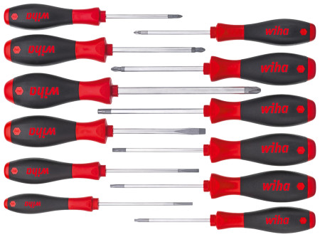 Schraubendreher-Set | PH, PZ, Schlitz, Torx | 12-tlg. WIHA 
