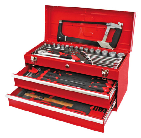 Werkzeugkasten MOSER 97-tlg, rot 