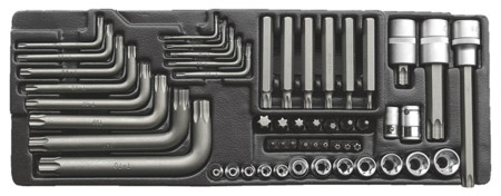 Werkzeugsatz Schraubendrehereinsätze 1/2" - 1/4" - 3/8" 52-tlg. 