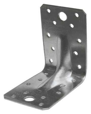 Winkelverbinder MOSER mit Rippe verzinkt 