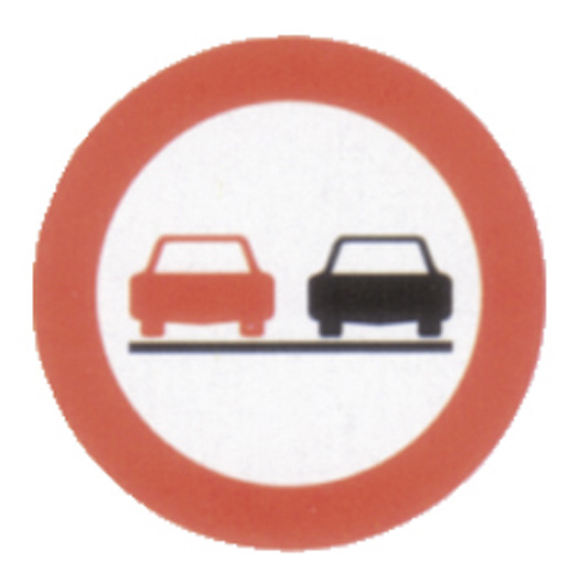 Baustellenverkehrszeichen Uberholen Verboten 52 4a