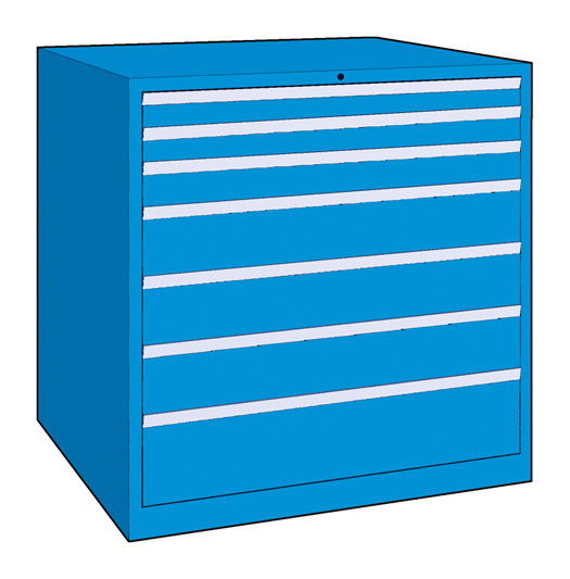 Schubladenschrank 1.023 x 725 mm (BxT) 200 kg | Vollauszug 100%