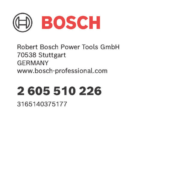 BOSCH 2605510226 Ersatzbürste zu Absaughaube